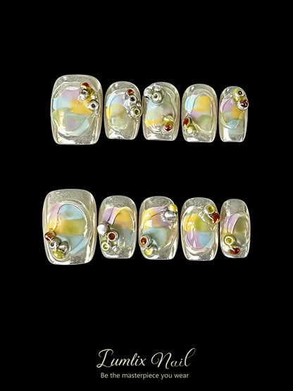Iris's Prismatic Dream | LUMlix Haute Nail
