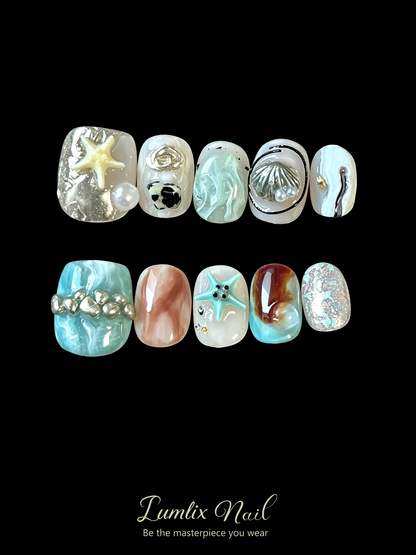 Thalassa's Tidal Memory | LUMlix Haute Nail