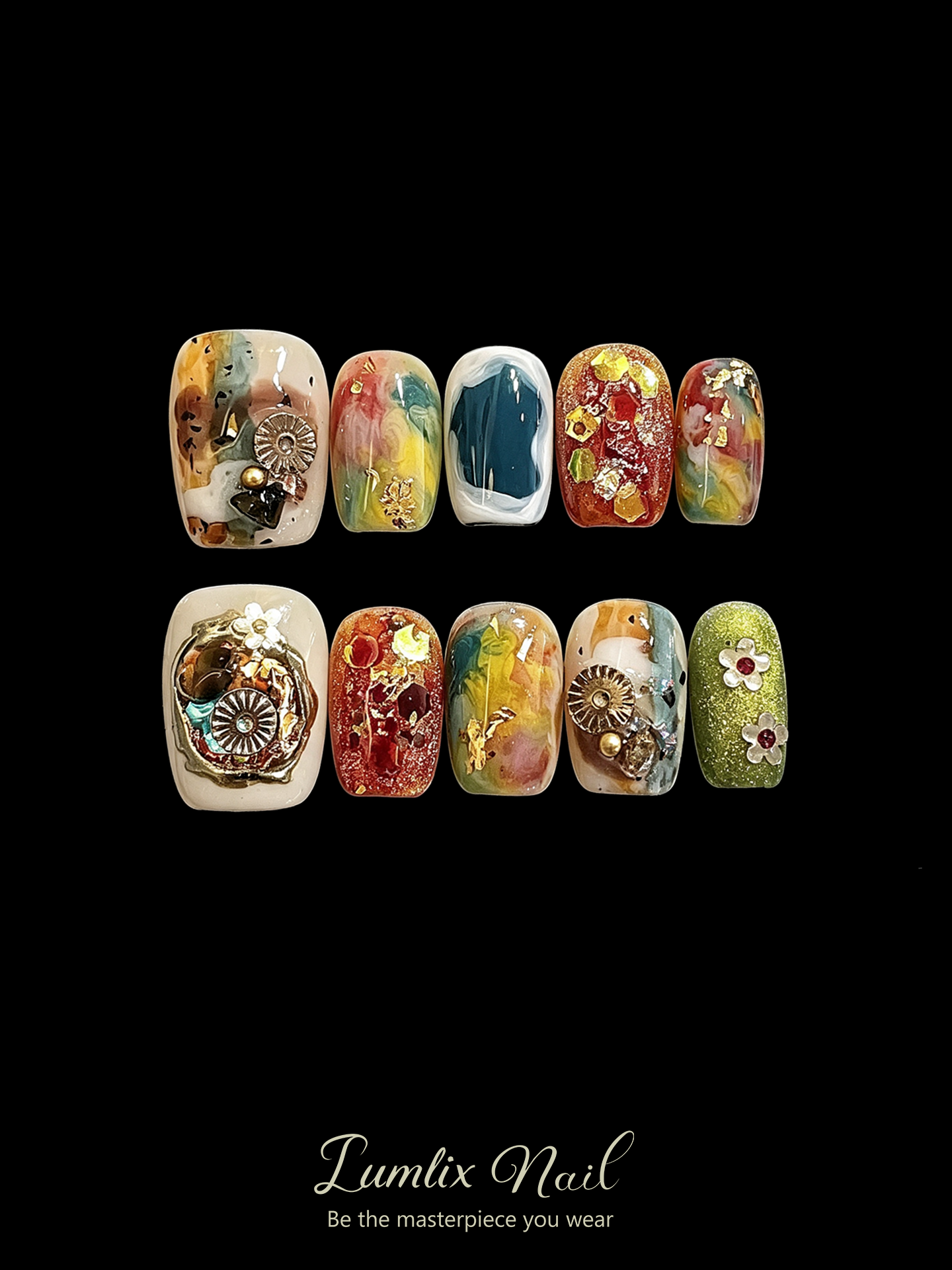 Gaia's Alchemical Garden | LUMlix Haute Nail