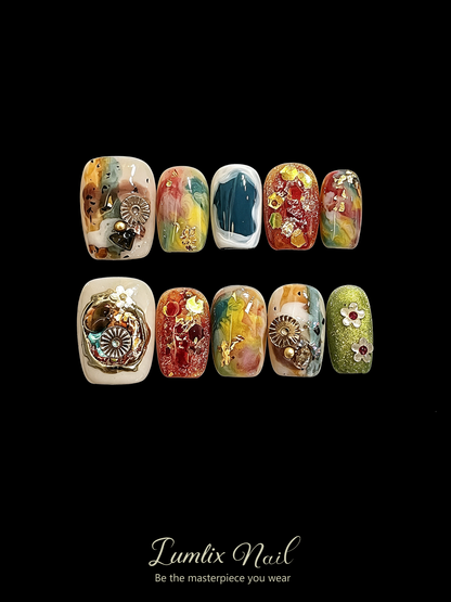 Gaia's Alchemical Garden | LUMlix Haute Nail