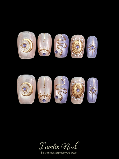Celestial Oracle's Gaze | LUMlix Haute Nail