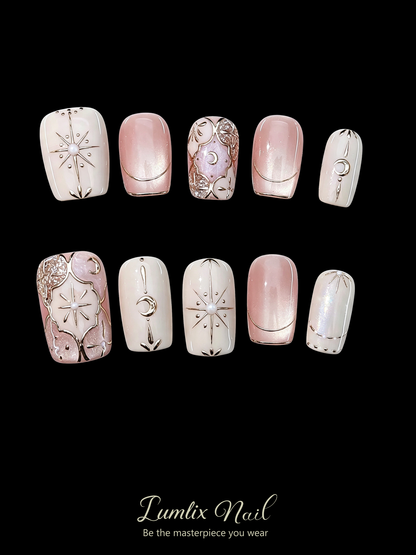 Selene's Celestial Whisper | LUMlix Haute Nail