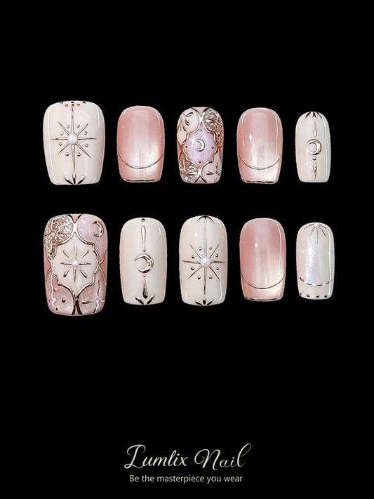 Selene's Celestial Whisper | LUMlix Haute Nail
