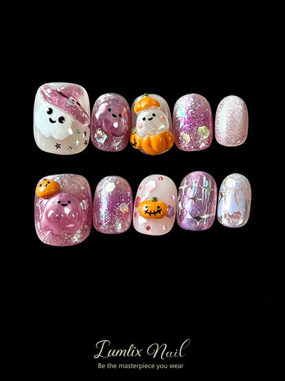 Luna's Whimsical Haunt | LUMlix Haute Nail