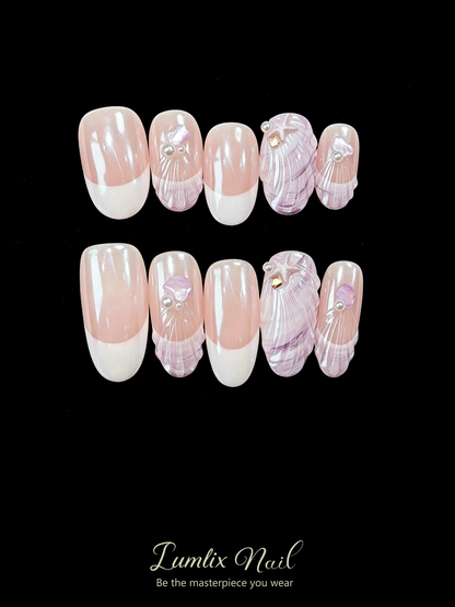 Galatea's Pearl Awakening | LUMlix Haute Nail