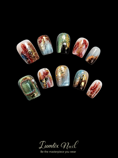 Gaia's Alchemical Canvas | LUMlix Haute Nail