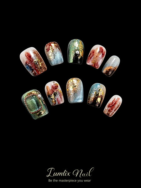 Gaia's Alchemical Canvas | LUMlix Haute Nail