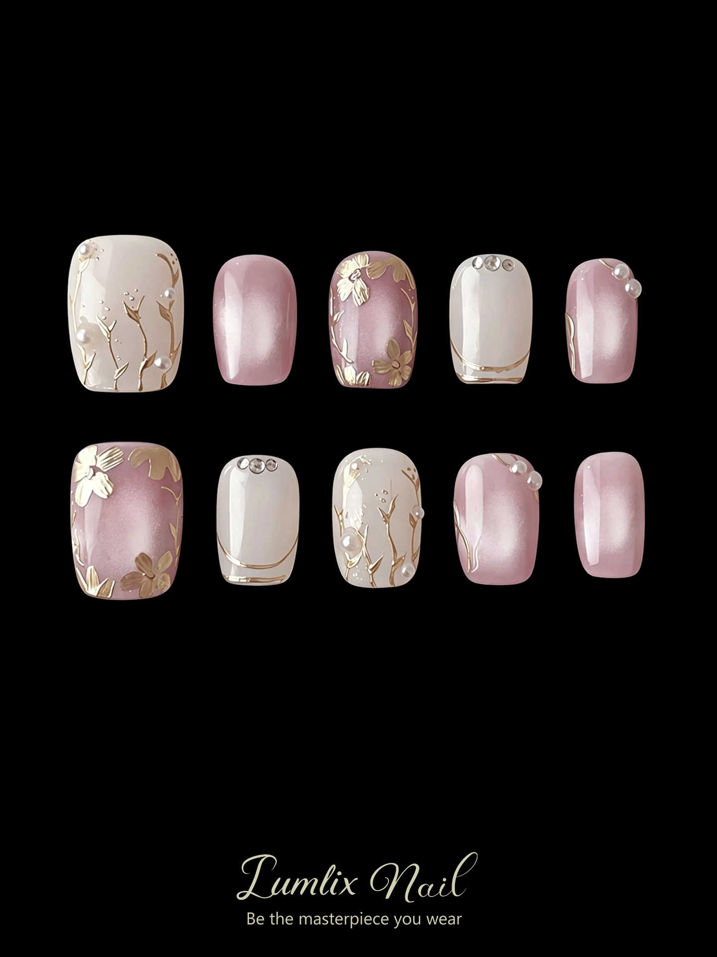 Aphrodite’s Gilded Garden | LUMlix Haute Nail