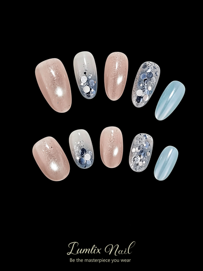 Selene's Lunar Reverie | LUMlix Haute Nail