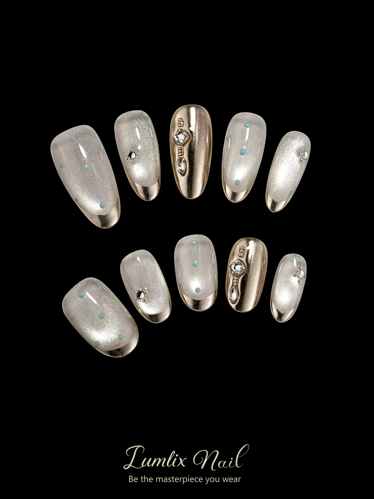 Selene's Lunar Frost | LUMlix Haute Nail