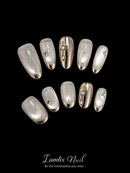 Selene's Lunar Frost | LUMlix Haute Nail