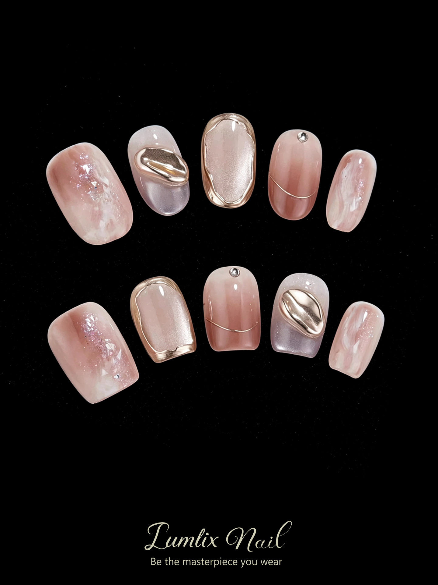 Venus's Molten Dawn | LUMlix Haute Nail