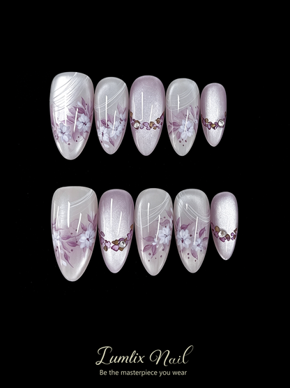 Gilded Bloom | LUMlix Haute Nail