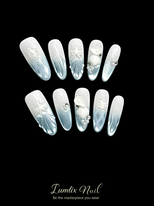 Mermaid’s Lullaby in Pearl| LUMlix Haute Nail