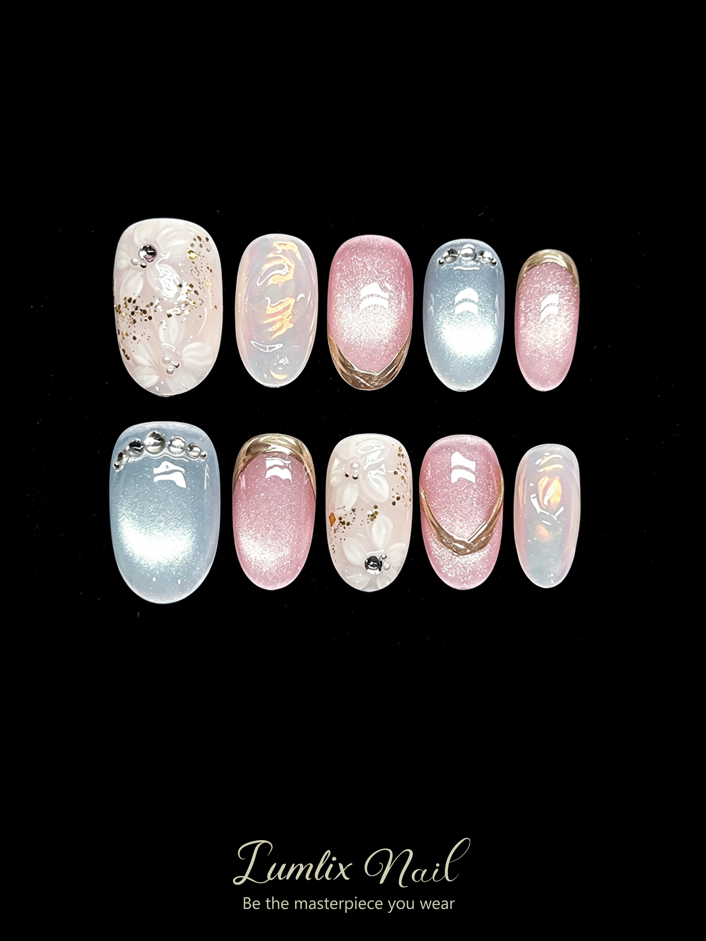 Aurora’s Ethereal Garden | LUMlix Haute Nail