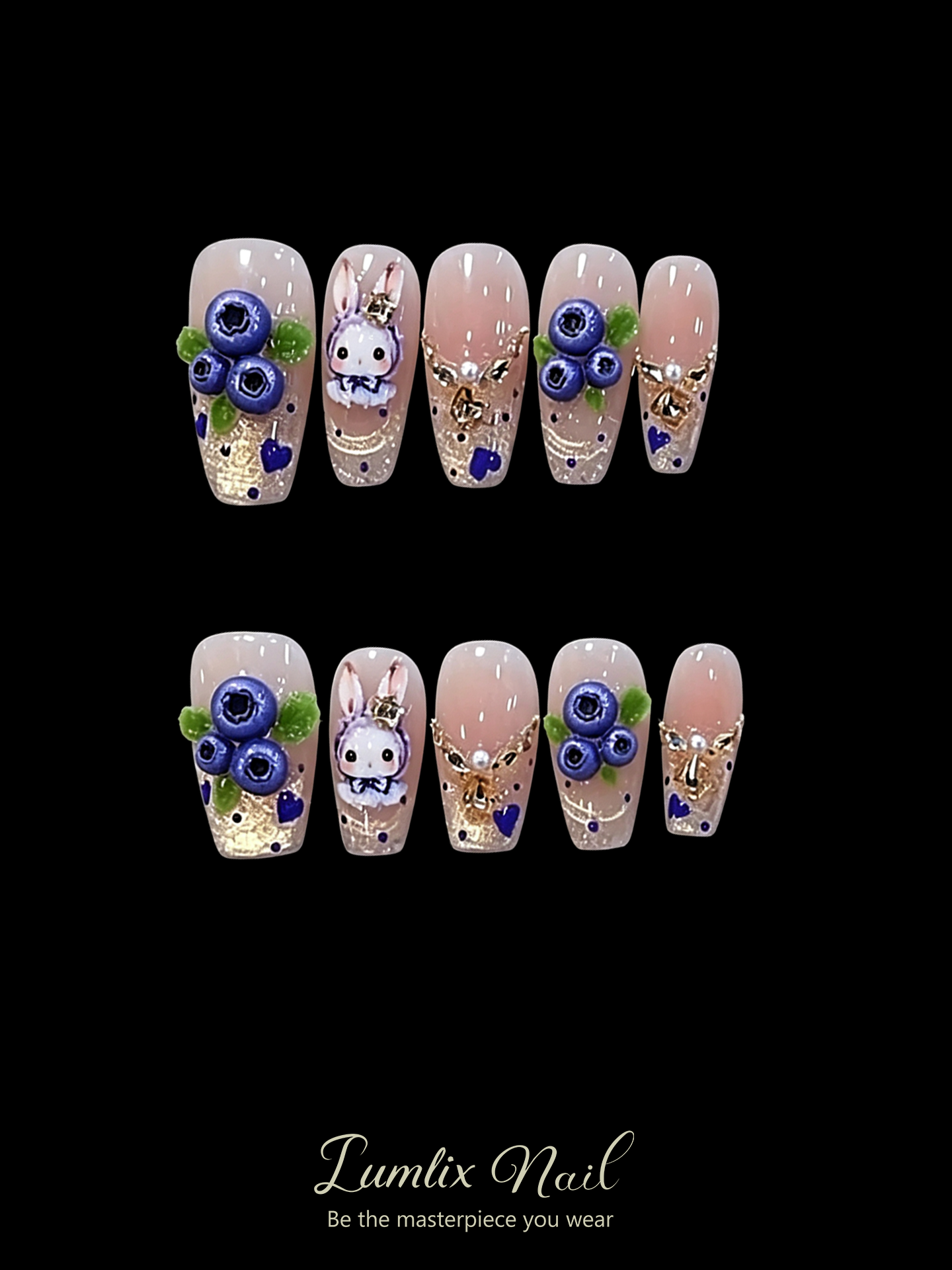 Blueberry Bunny Fable  | LUMlix Haute Nail