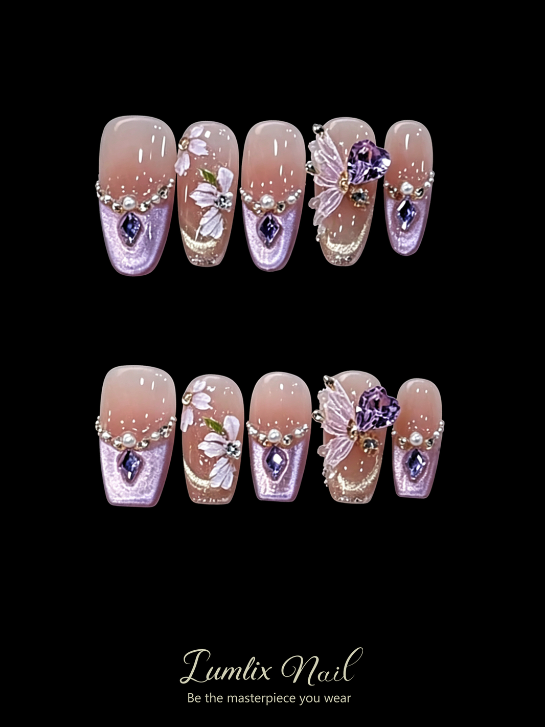 Violet Twilight | LUMlix Haute Nail