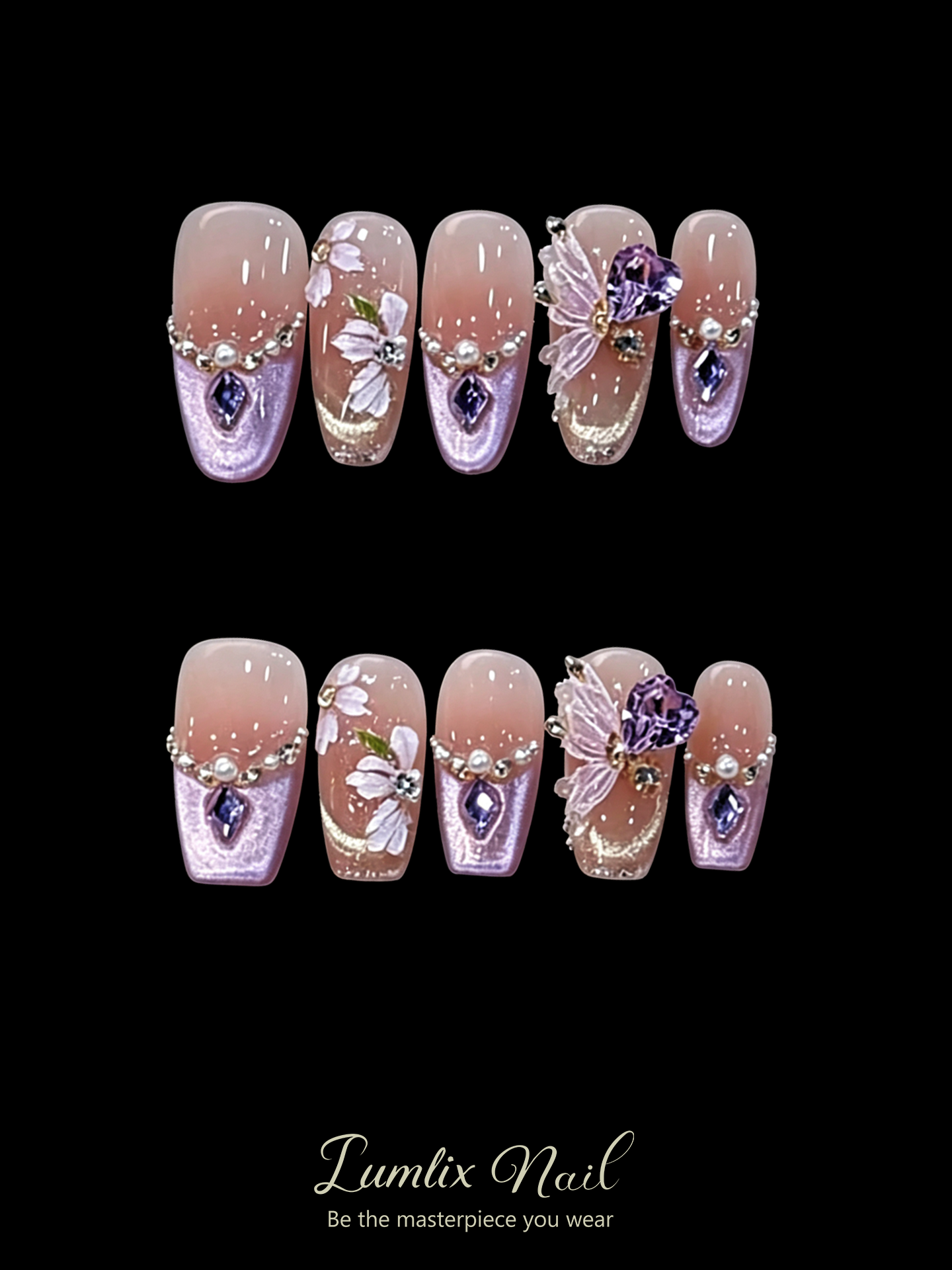 Violet Twilight | LUMlix Haute Nail