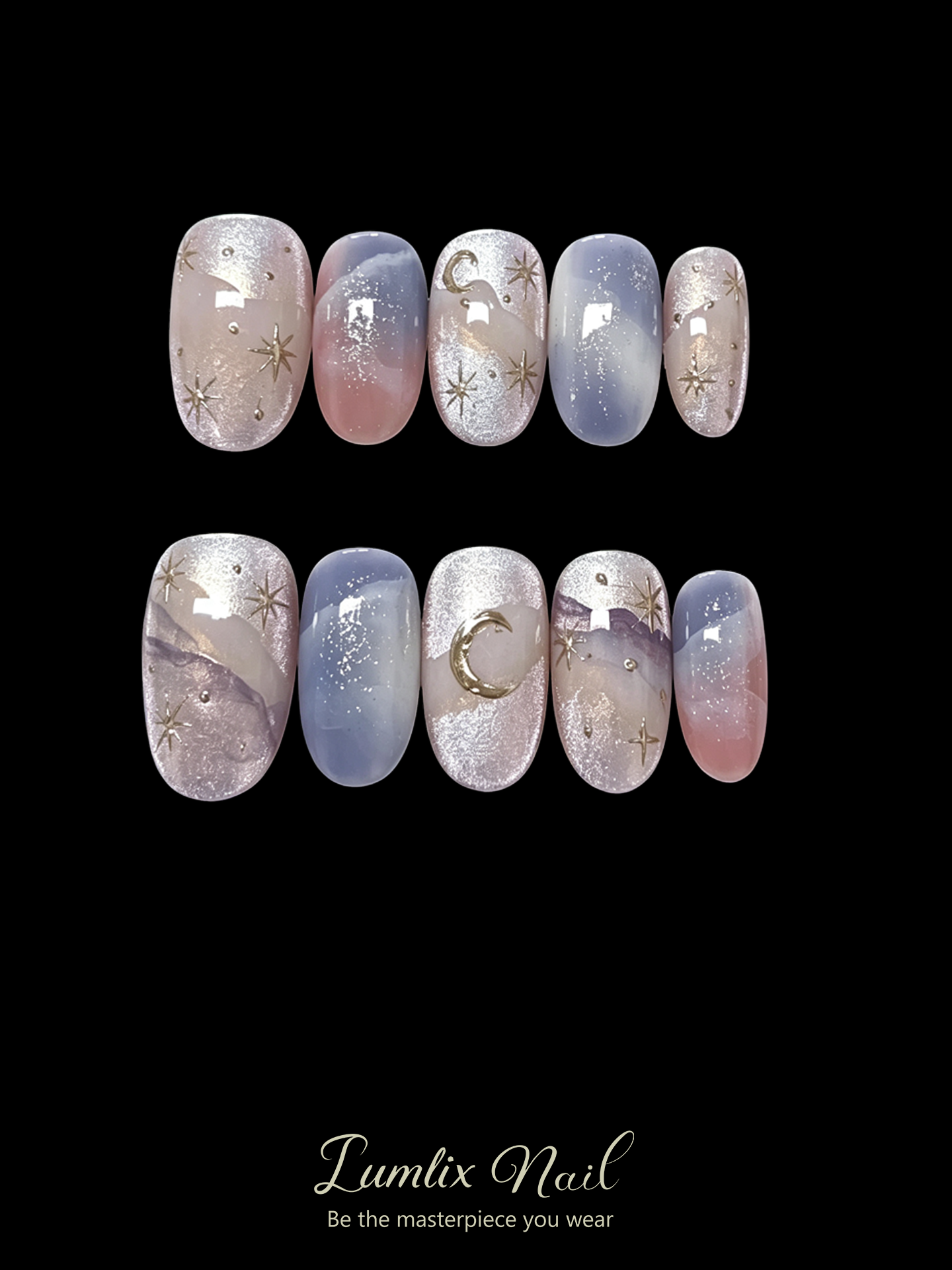 Selene’s Ethereal Reverie | LUMlix Haute Nail