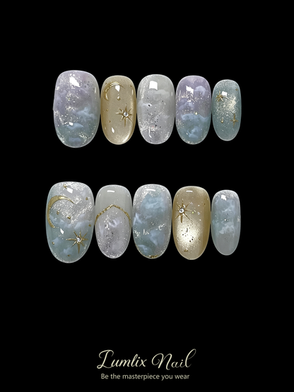 Selene’s Ethereal Reverie | LUMlix Haute Nail