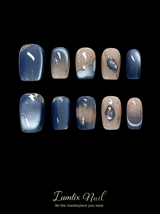 Nocturne Stellar Veil | LUMlix Haute Nail