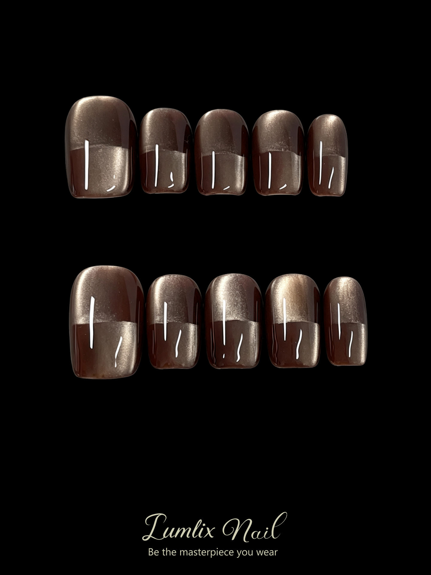 Velvet Noir’s Silent Echo | LUMlix Haute Nail