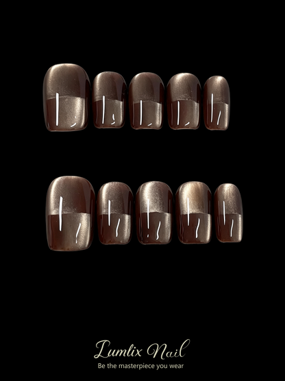 Velvet Noir’s Silent Echo | LUMlix Haute Nail