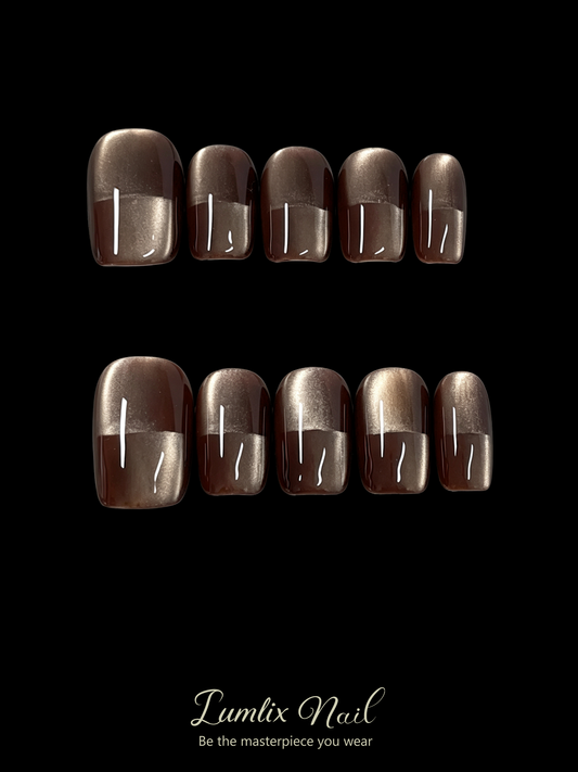 Velvet Noir’s Silent Echo | LUMlix Haute Nail