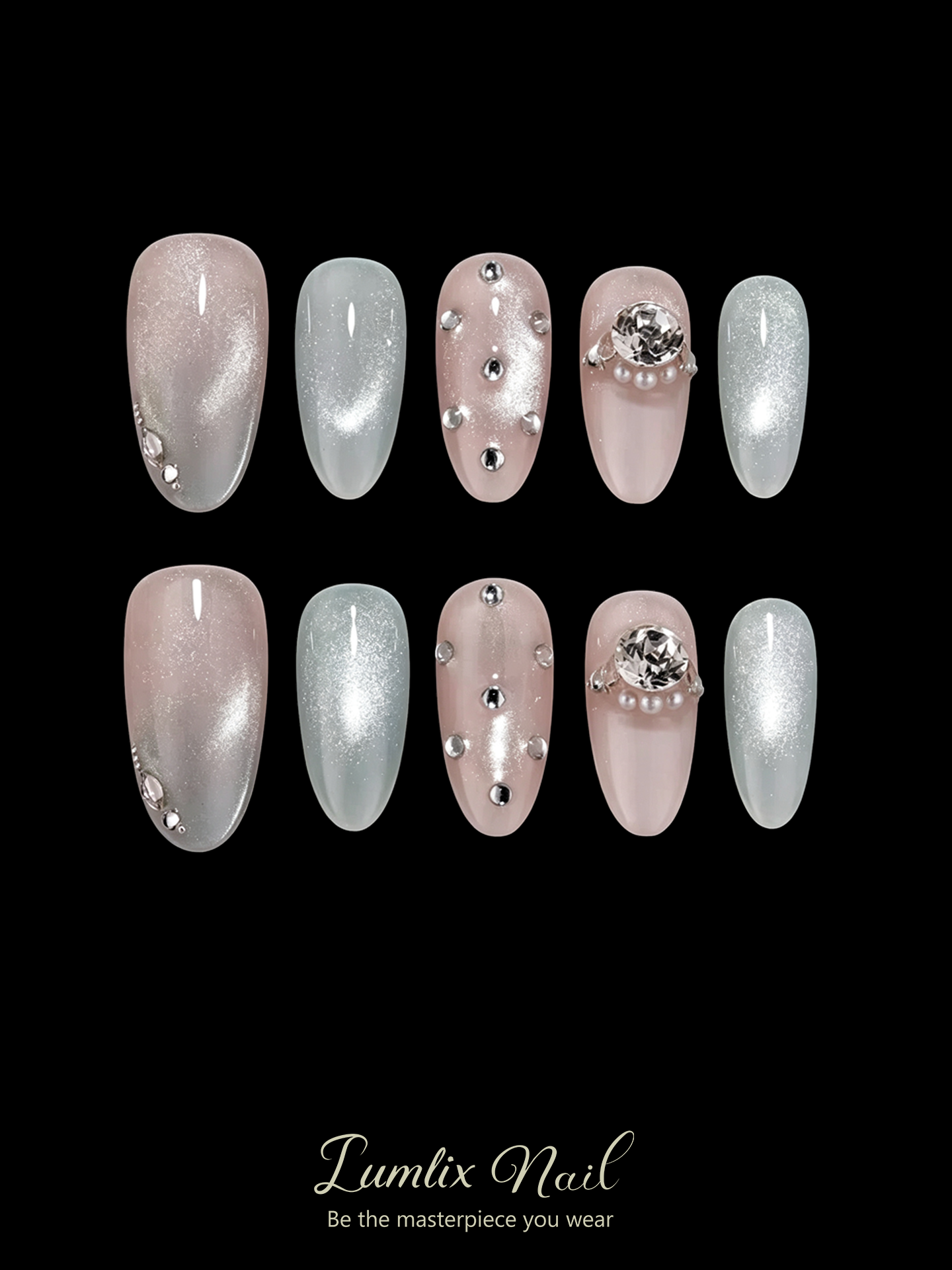 Aphrodite’s Glistening Tide | LUMlix Haute Nail