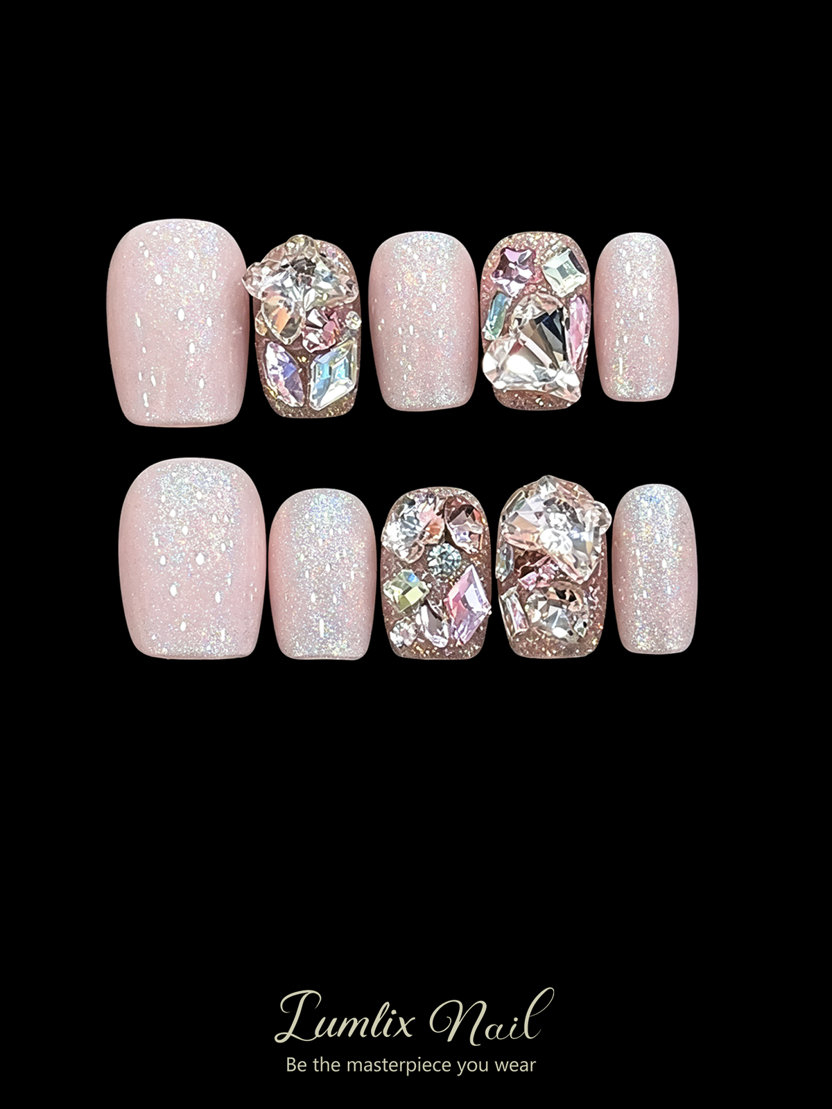 Rosé Stardust Reverie | LUMlix Haute Nail