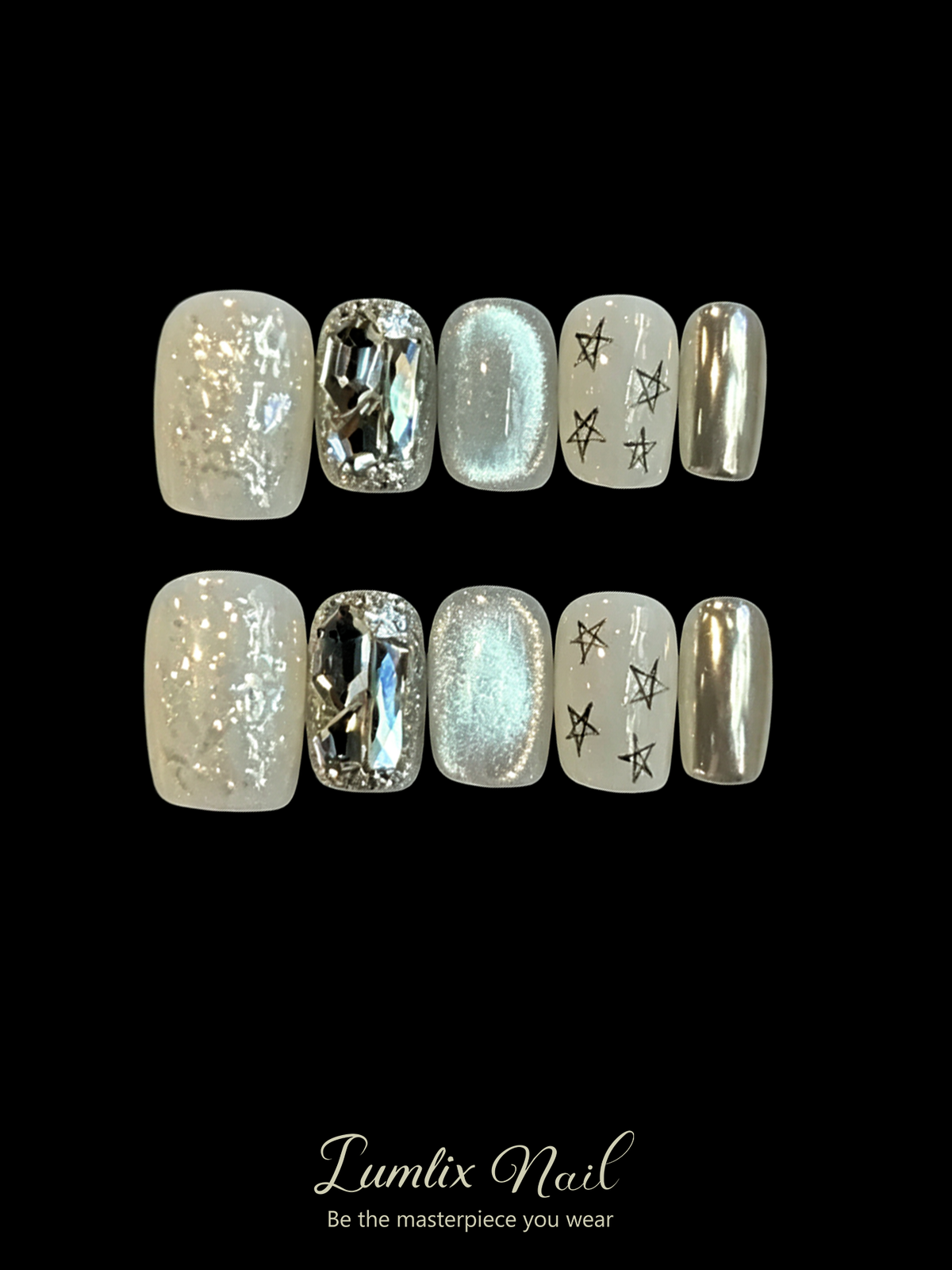 Silver Starlight | LUMlix Haute Nail