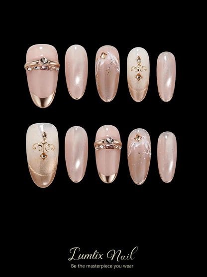 Rose Gold Dynasty | LUMlix Haute Nail