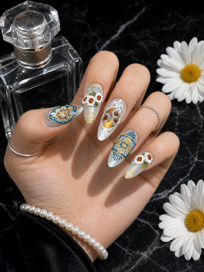 Azure Majolica Reverie | LUMlix Haute Nail
