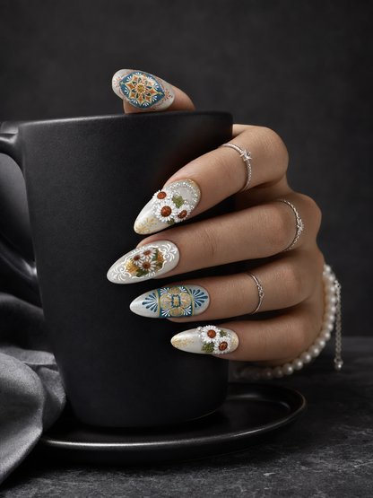 Azure Majolica Reverie | LUMlix Haute Nail