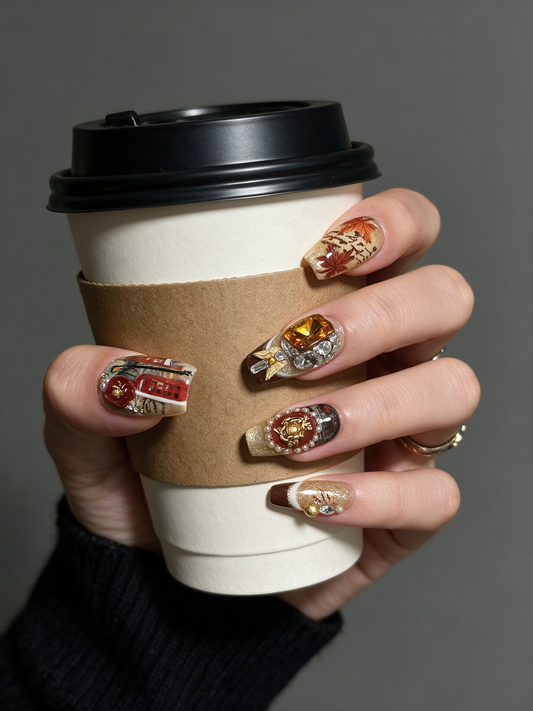 Amber Sovereign Chronicle | LUMlix Haute Nail