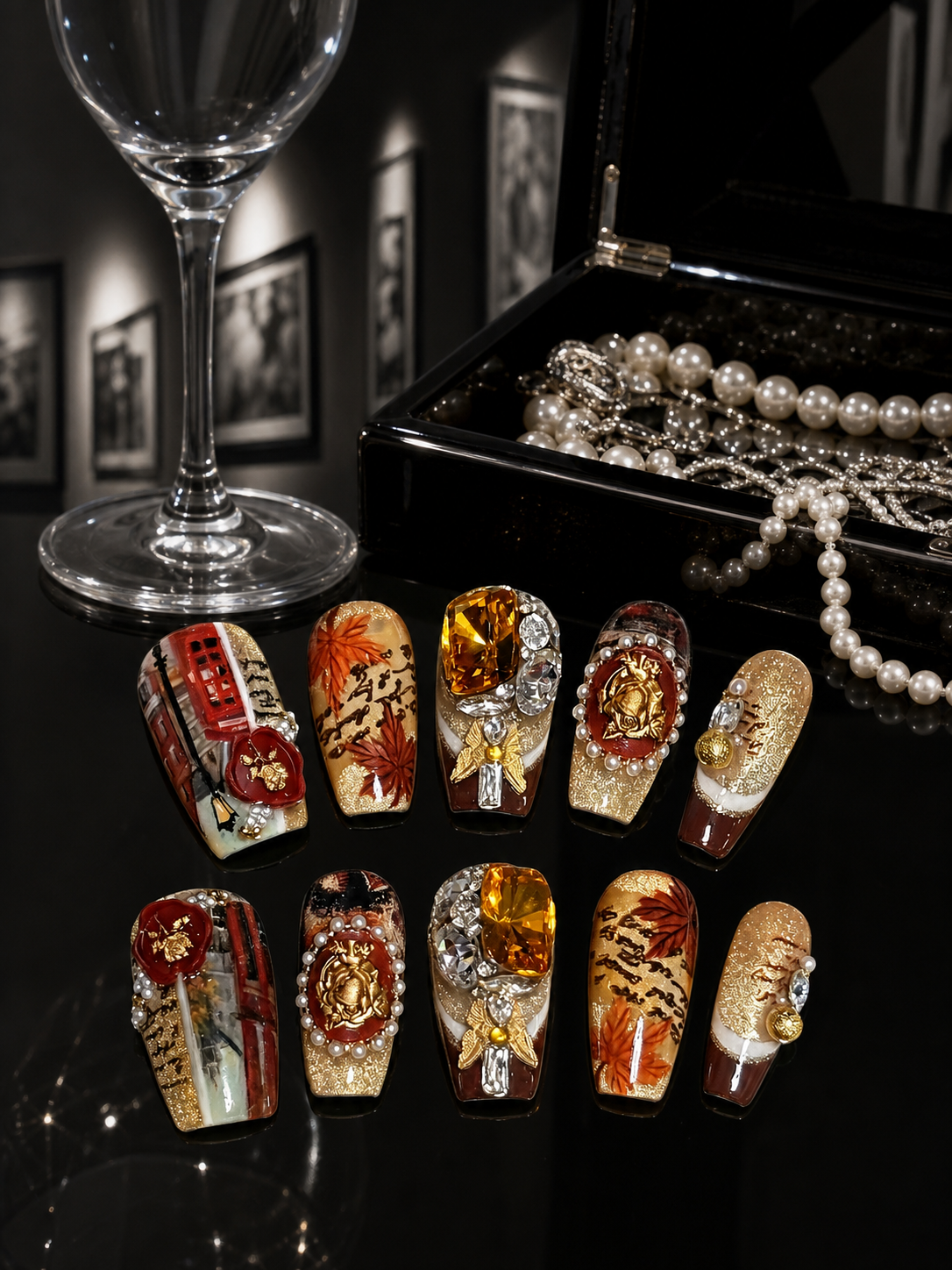 Amber Sovereign Chronicle | LUMlix Haute Nail
