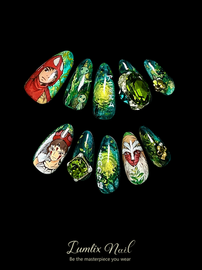 Verdant Spirit Chronicle | LUMlix Haute Nail