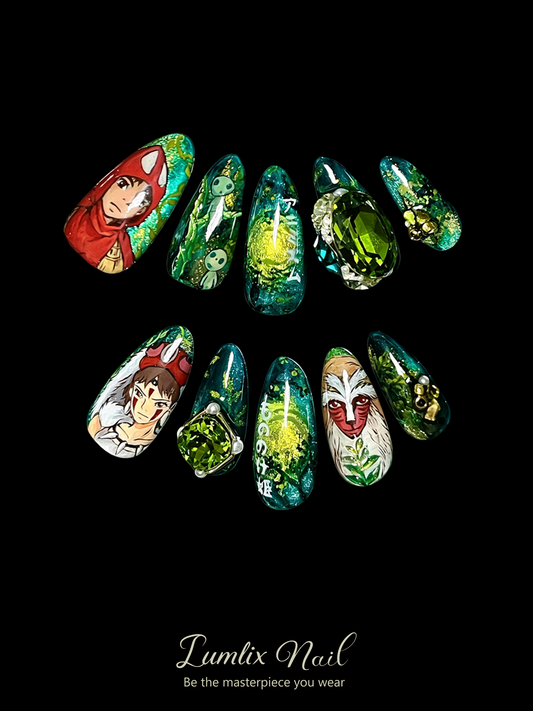 Verdant Spirit Chronicle | LUMlix Haute Nail
