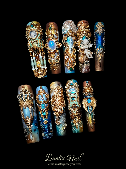 Chronos & Celestia | LUMlix Haute Nail