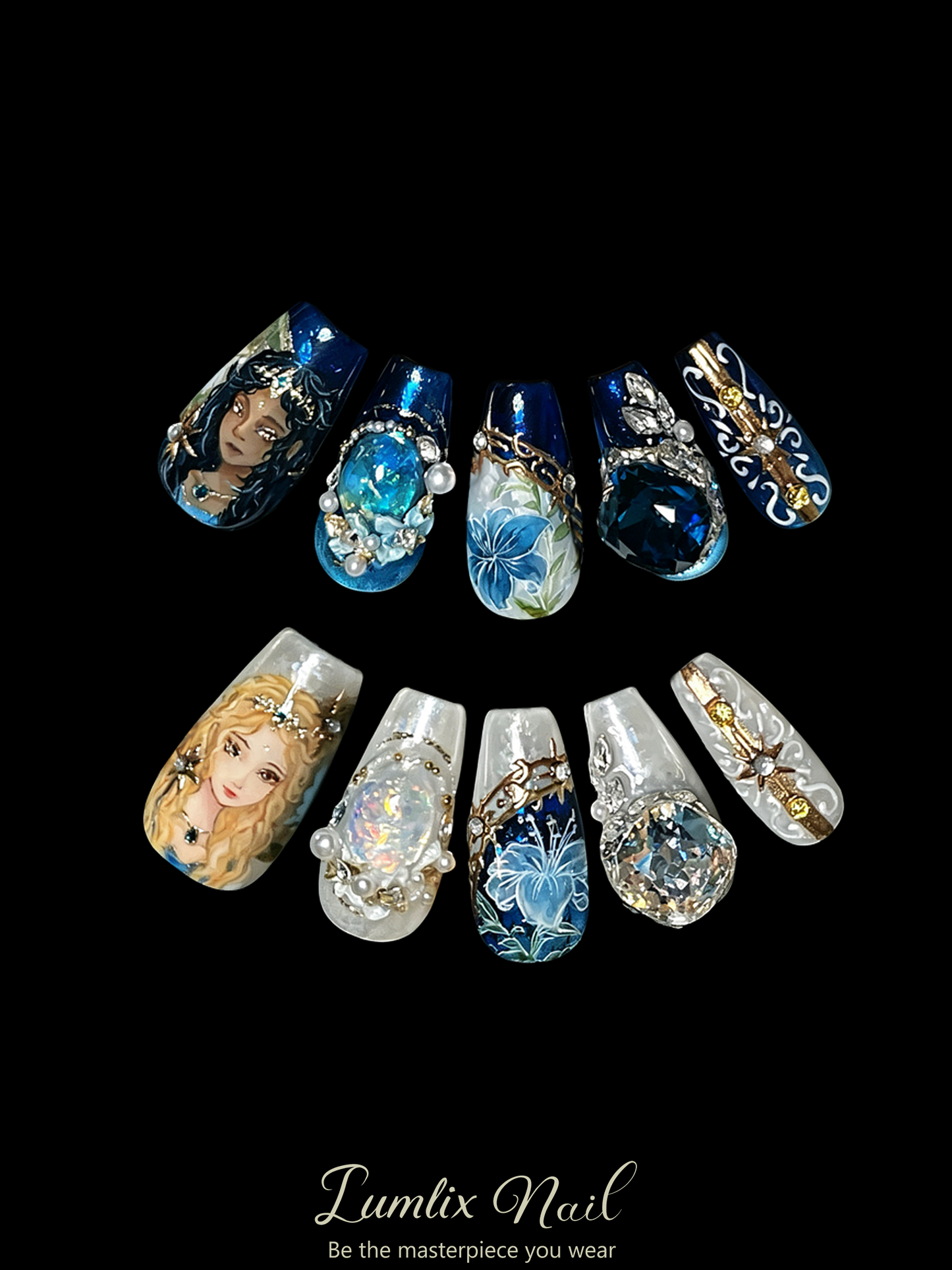 Celestial Twin Destinies | LUMlix Haute Nail
