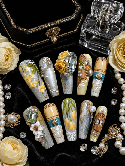 Vintage Botanical Archive | LUMlix Haute Nail