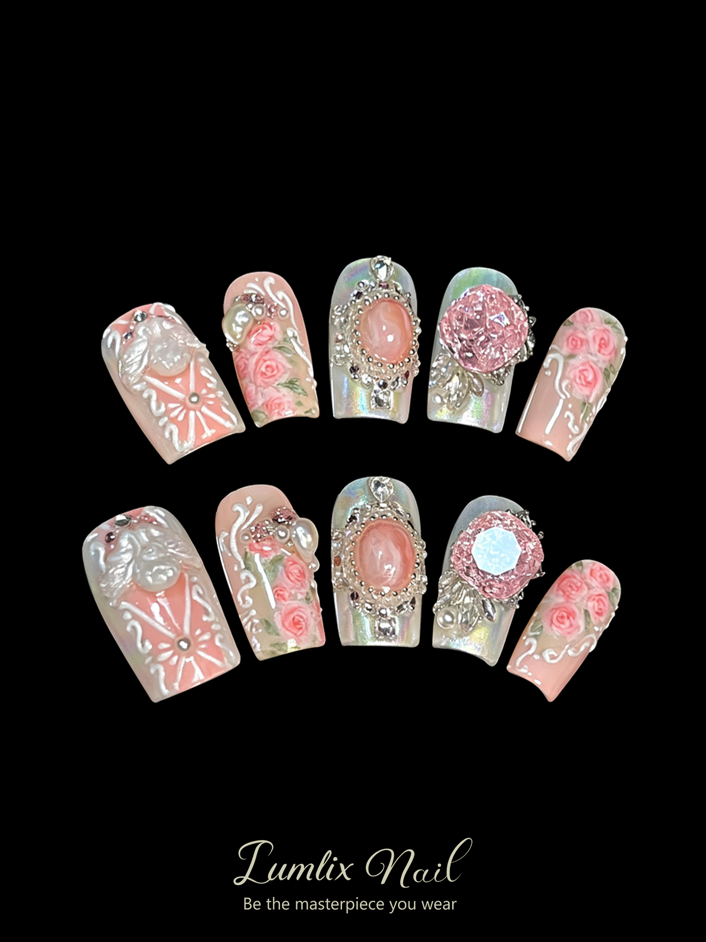 Rosé Opalescence Reverie | LUMlix Haute Nail