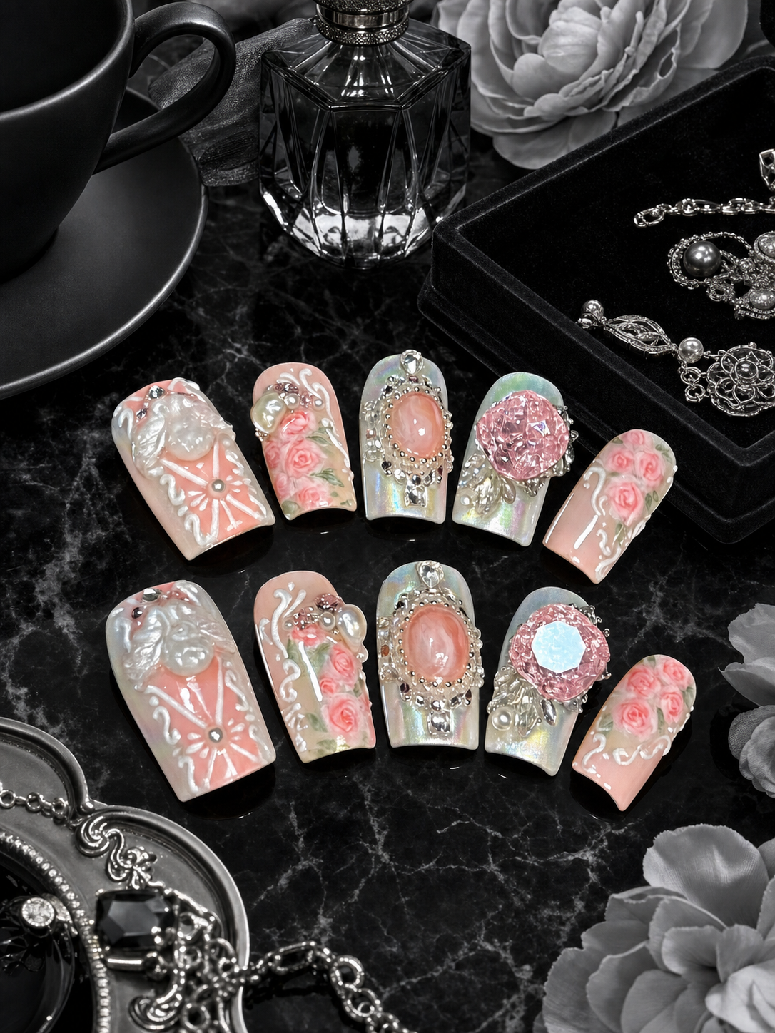 Rosé Opalescence Reverie | LUMlix Haute Nail