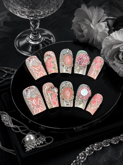 Rosé Opalescence Reverie | LUMlix Haute Nail