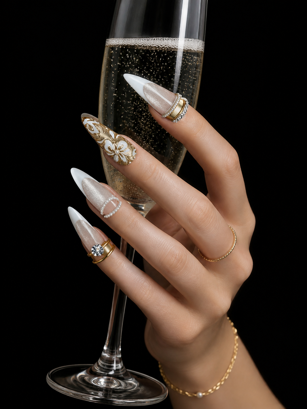 Aphrodite's Gilded Legacy | LUMlix Haute Nail