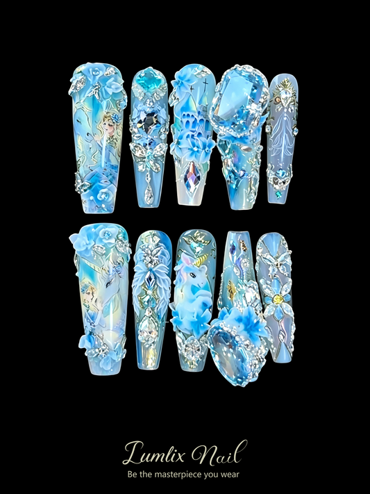 The Ethereal Unicorn's Reverie | LUMlix Haute Nail