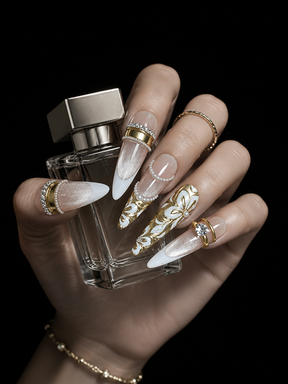Aphrodite's Gilded Legacy | LUMlix Haute Nail