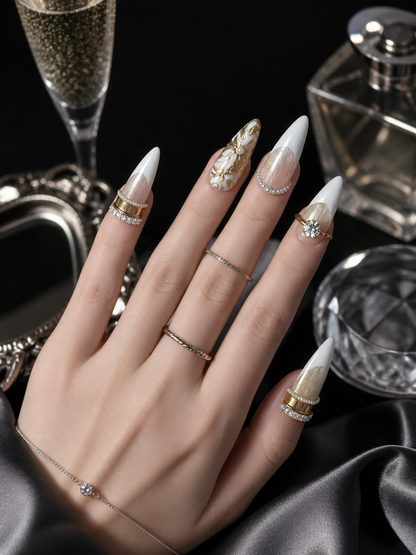 Aphrodite's Gilded Legacy | LUMlix Haute Nail