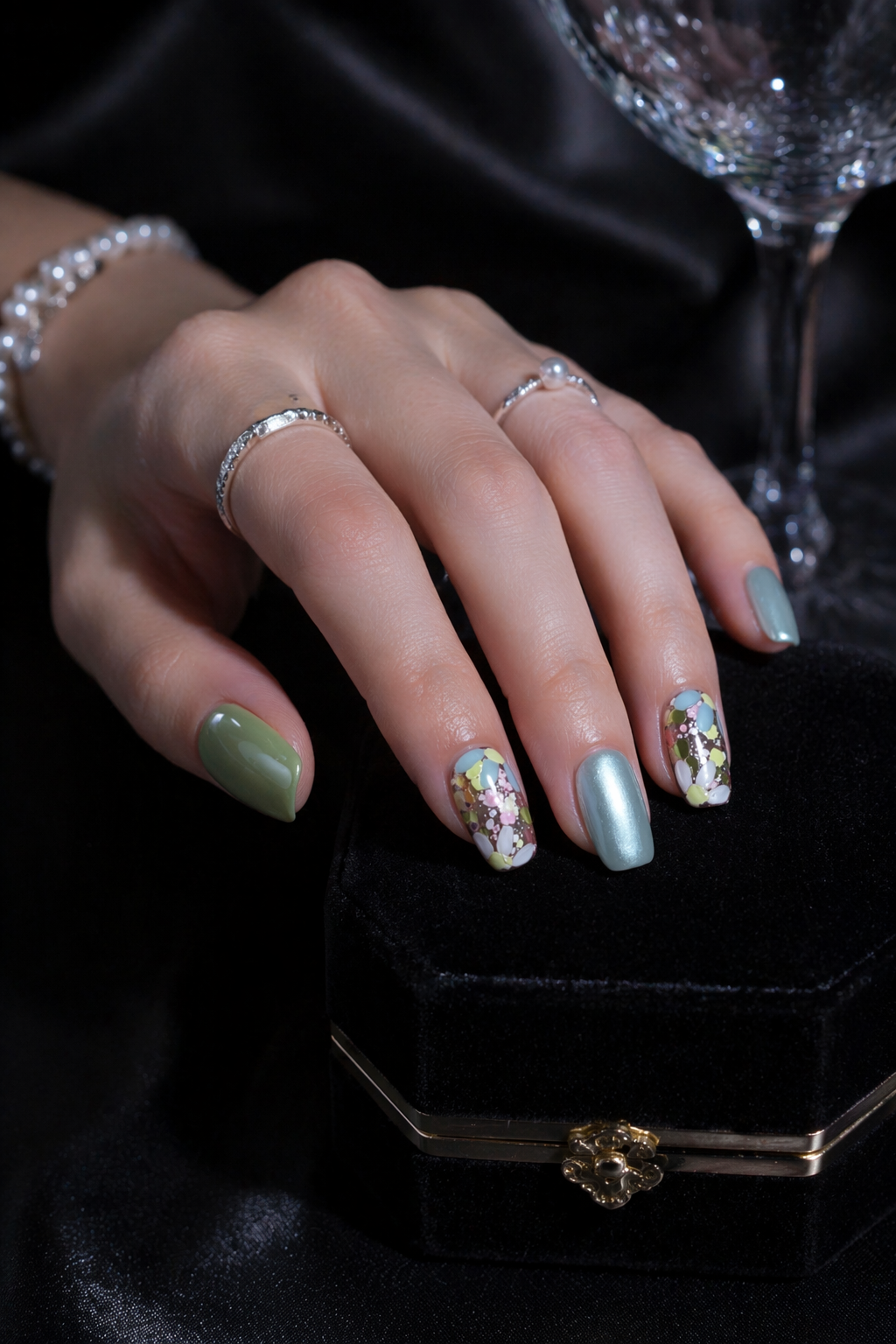 Terrazzo Reverie | LUMlix Haute Nail