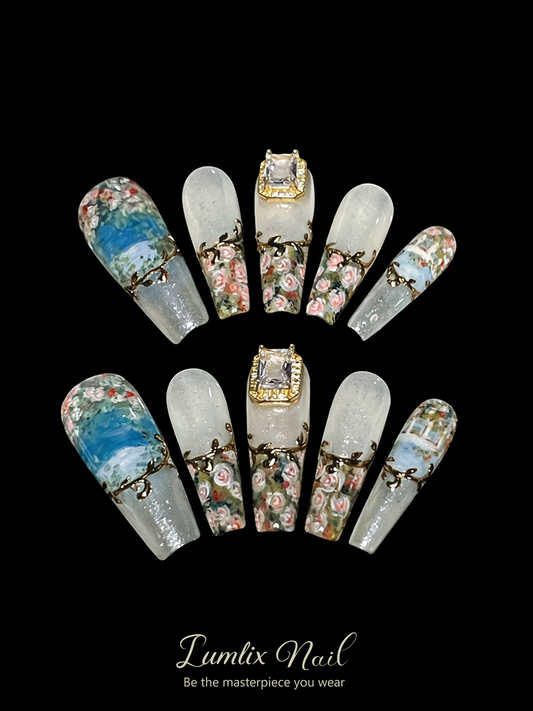 Ethereal Garden Reverie | LUMlix Haute Nail
